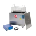 RS PRO Industrial Ultrasonic Cleaning Tank 112L Capacity, 4000W Heater Power, Stainless Steel, Digital Control 112L
