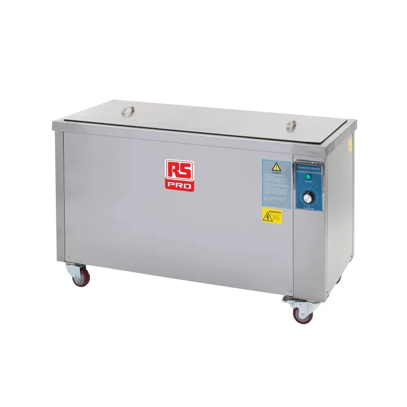 RS PRO Industrial Ultrasonic Cleaner 144 L Tank Capacity 5000 W Heater Power Stainless Steel 144L