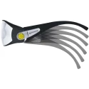 Delta Plus Safety Glasses with Anti-Mist and Scratch Resistant Smoked Polycarbonate Lens Nylon Frame PACAYLVFU