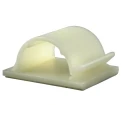 RS PRO Natural Nylon Self-Adhesive Cable Clip, 12.8 mm Max Bundle Diameter, 33.7 mm Length, 27.5 mm Width 213-8536