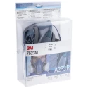 3M 7500 Series Half Mask Respirator Mask Size M Hypoallergenic Silicone Blue Grey 7523M