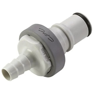 Colder Products Hose Connector Polypropylene Body Male BSPT Connection 9.53 mm ID 8.3 bar NS4D22006