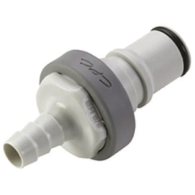 Colder Products Hose Connector Polypropylene Body Male BSPT Connection 9.53 mm ID 8.3 bar NS4D22006
