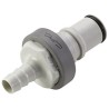 Colder Products Hose Connector Polypropylene Body Male BSPT Connection 9.53 mm ID 8.3 bar NS4D22006