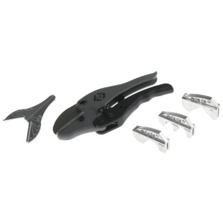 CK Pipe Cutter for Plastic Pipes 28 to 32 mm² Aluminium Body with 5 Interchangeable Anvils T2240