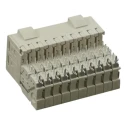 TE Connectivity Z-PACK HM-Zd 2.5 mm Pitch High Speed Hard Metric Backplane Connector 250V AC 700mA Right Angle 6469028-1