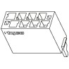TE Connectivity Micro-MaTch Female Connector Housing 1.27mm Pitch 12 Way 2 Row Straight 1-338095-2