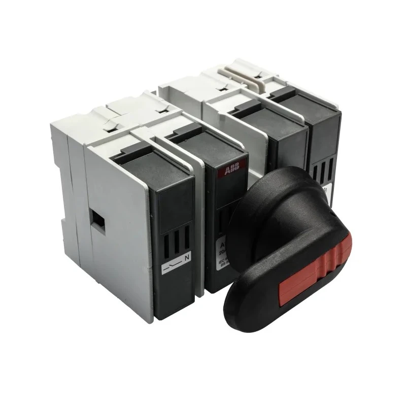 ABB Fuse Switch Disconnector 4-Pole 20A IP65 Base Mount Screw Terminal Non-Enclosed OS20FB22A1N1 1SCA108796R1001