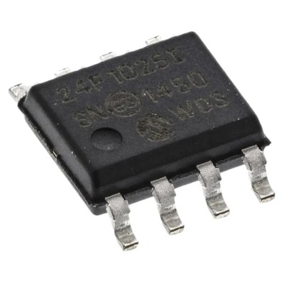 Microchip 1 MB Serial EEPROM 900 ns 8-Pin SOIC Serial-2 Wire 24FC1025-I/SN
