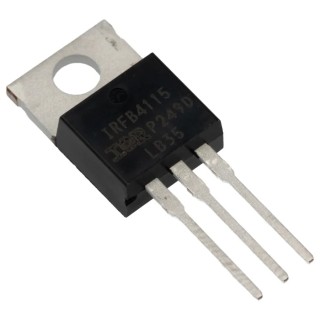 Infineon HEXFET N-Channel Enhancement MOSFET, 104 A Continuous Drain Current, 150 V Max Drain Source Voltage IRFB4115PBF
