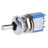 APEM Toggle Switch Panel Mount On-Off-On SPDT Solder Terminal 24 V dc 250 V ac 106372103