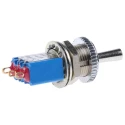 APEM Toggle Switch Panel Mount On-Off-On SPDT Solder Terminal 24 V dc 250 V ac 106372103