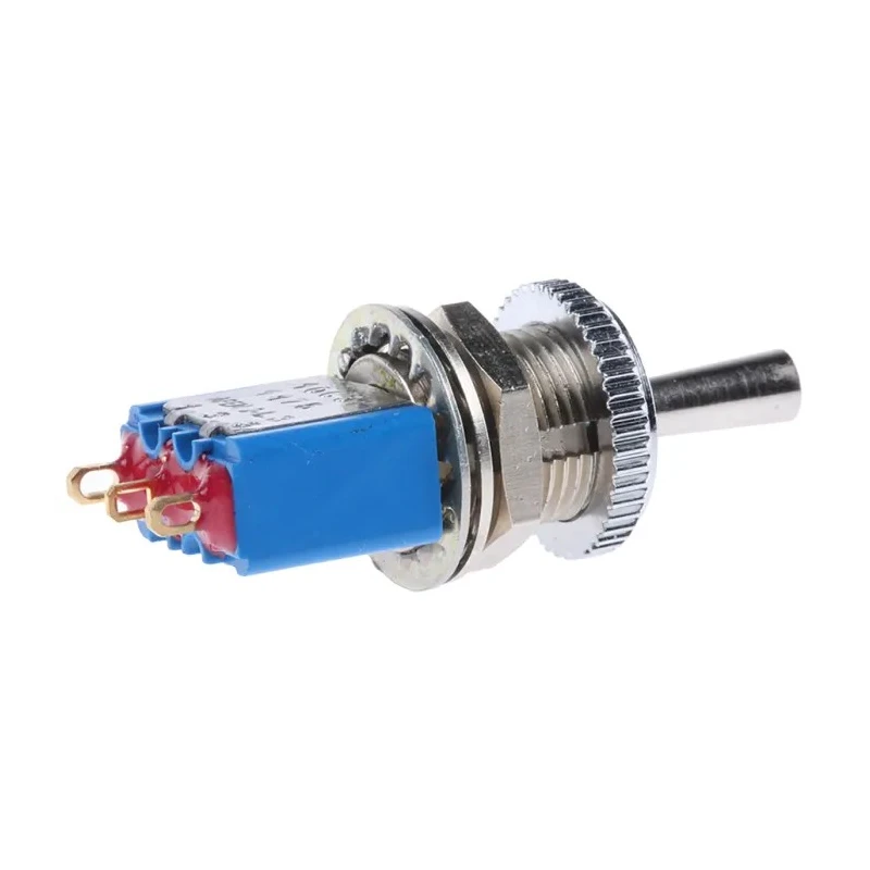 APEM Toggle Switch Panel Mount On-Off-On SPDT Solder Terminal 24 V dc 250 V ac 106372103