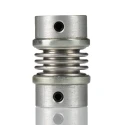 Huco Aluminium Hub Stainless Steel Bellows Screw Style Flexible Coupler 20 mm OD 5 mm Bore 31 mm Length 530.20.2020