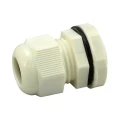 RS PRO Metric Thread Series White Polyamide 66 Cable Gland, M20 Thread, 8 mm to 12 mm Cable Diameter, IP68, UL 94V-2 214-1066