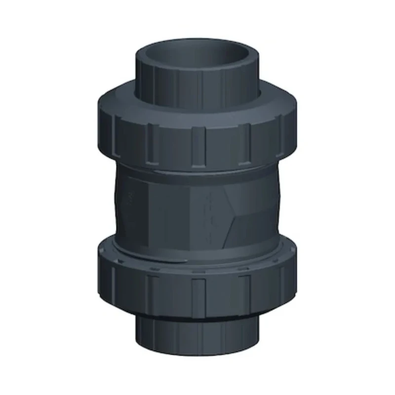 Georg Fischer PVC-U Ball Check Valve Solvent Cement Socket 2 in, 16 bar 161561067
