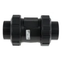 Georg Fischer Polyvinyl Chloride Solvent Cement Socket BS Type 561 Check Valve 1 to 1/4 in, 16 bar 161561065
