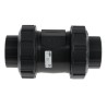 Georg Fischer Polyvinyl Chloride Solvent Cement Socket BS Type 561 Check Valve 1 to 1/4 in, 16 bar 161561065