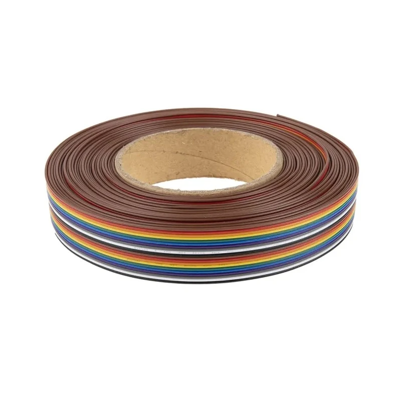 NEUTRAL 20-Way Flat Ribbon Cable 1.27 mm Pitch 300 V, 10 m Length 214-0683
