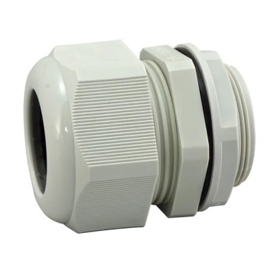 RS PRO Metric Thread Grey Polyamide 66 Cable Gland PG9 Thread 4 mm to 8 mm IP68 214-1084