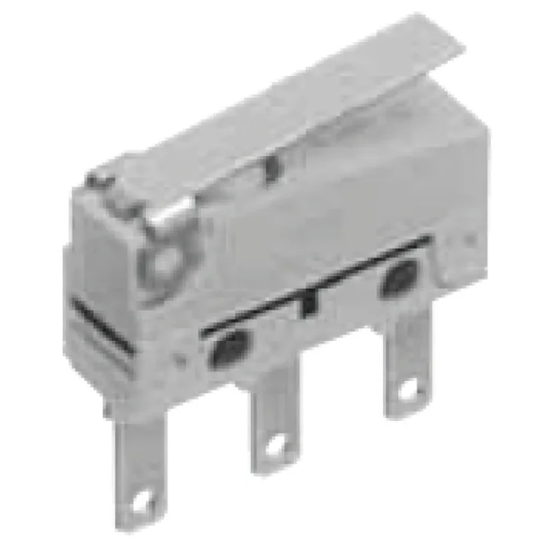 Panasonic Short Hinge Lever Micro Switch, Solder Terminal, 100mA, 250 V ac, 30 V dc, SPCO, IP50 ABS141151