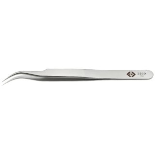 CK 115mm Stainless Steel Curved Fine ESD Safe Tweezer T2339
