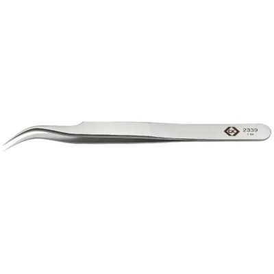 CK 115mm Stainless Steel Curved Fine ESD Safe Tweezer T2339