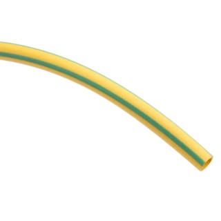 RS PRO Heat Shrink Tubing Yellow Green 3 mm Sleeve Diameter x 10 m Length 3:1 Ratio 700-4582
