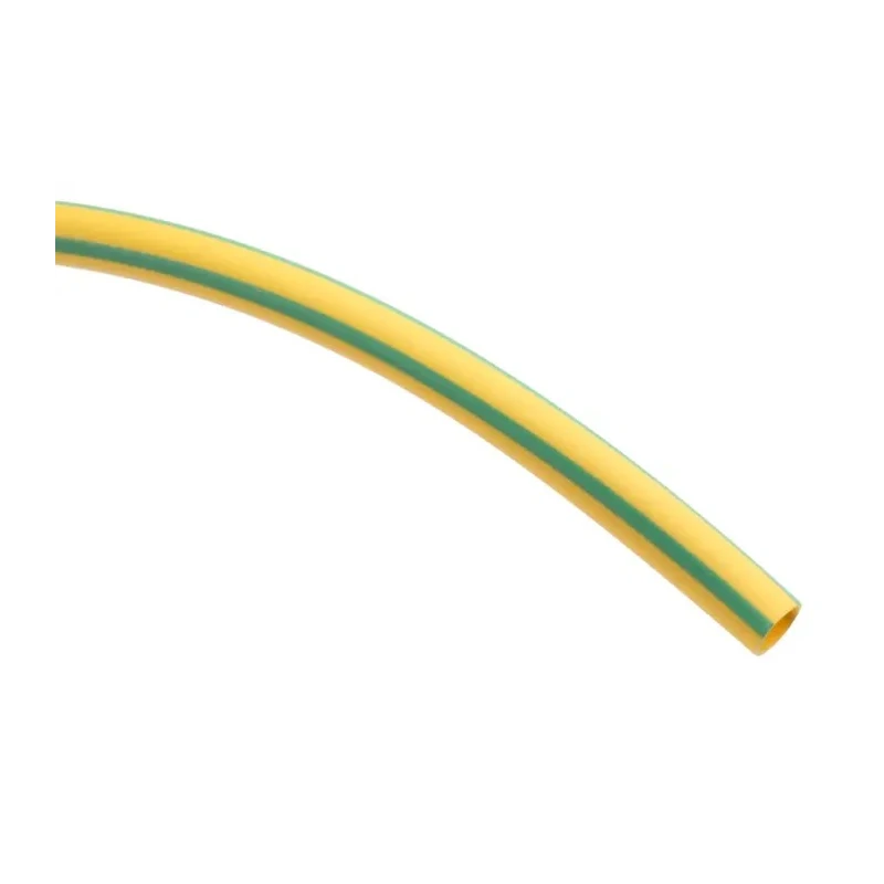 RS PRO Heat Shrink Tubing Yellow Green 3 mm Sleeve Diameter x 10 m Length 3:1 Ratio 700-4582