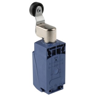 Telemecanique Sensors OsiSense XC Series Roller Lever Limit Switch 1 NO/1 NC IP67, IP66 Plastic Housing 240V AC XCKP2118G11