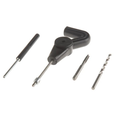 Recoil 18 Piece Thread Repair Kit with Drill, Magnetic Tang Break Tool, Combo Tap And Installation Tool, M4 Inserts 35048