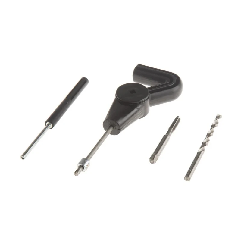 Recoil 18 Piece Thread Repair Kit with Drill, Magnetic Tang Break Tool, Combo Tap And Installation Tool, M4 Inserts 35048