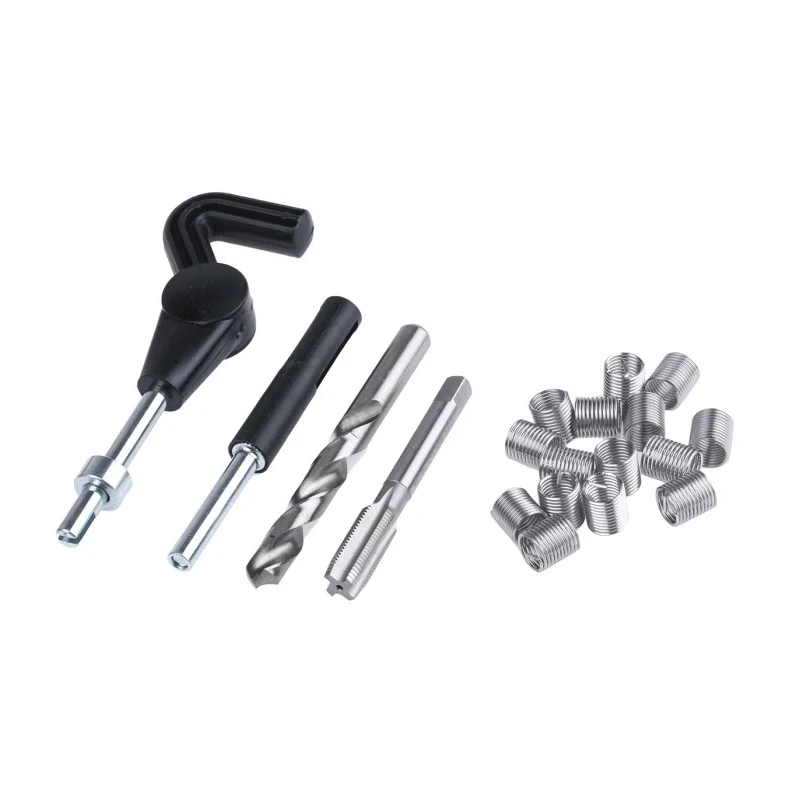 Recoil 18 piece Thread Repair Kit 34068 with 3/8 In UNF Inserts, Magnetic Tang Break Tool, Combo Tap and Drill