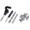 Recoil 18 piece Thread Repair Kit 34068 with 3/8 In UNF Inserts, Magnetic Tang Break Tool, Combo Tap and Drill