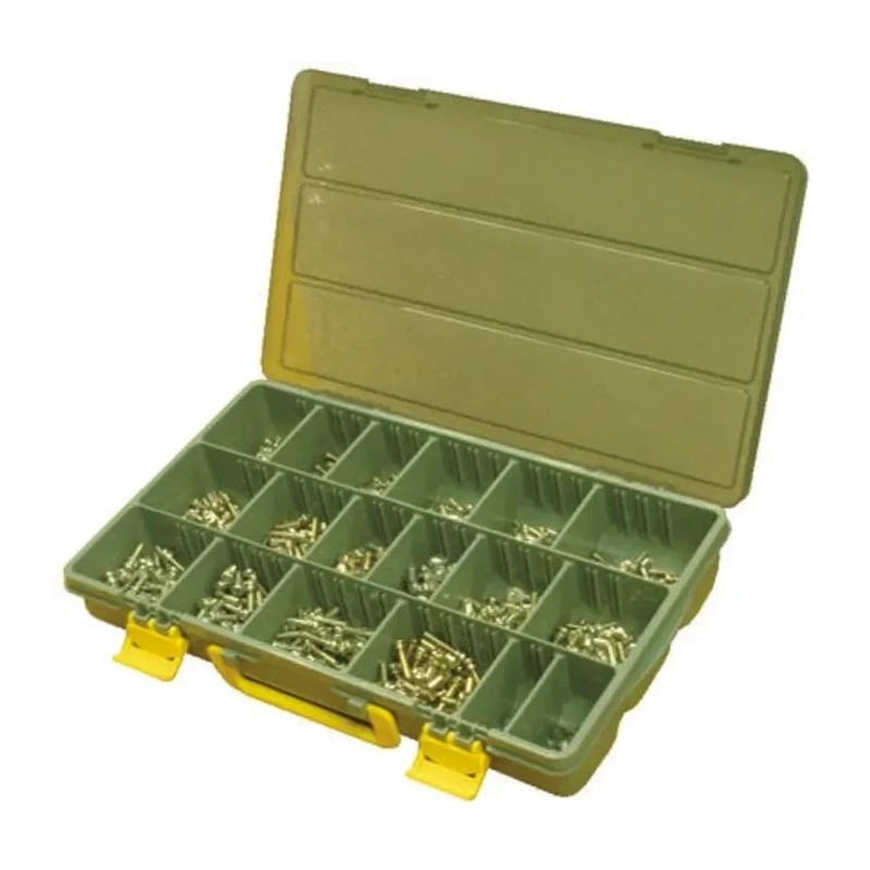 Yahata Neji Steel Screw/Bolt Kit with Chrome Finish, Pan Head, Length 4-20mm, 1800 Pieces P-3 3MC M2/M2.6/M3 KIT