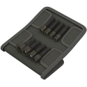 Wera 8-Piece 1/4 in Bit Socket Set Chrome Vanadium Steel Chrome Finish Hex Drive 50mm Length 05073495001