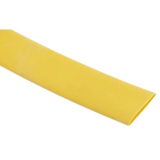 RS PRO Polyolefin Yellow Heat Shrink Tubing 9.5 mm Sleeve Diameter x 6 m Length 2:1 Shrink Ratio 700-4719
