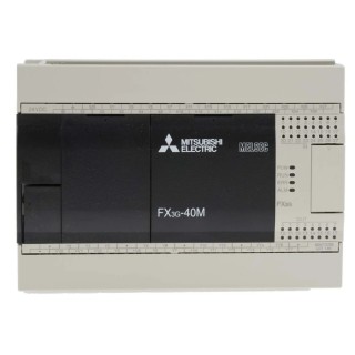 RS PRO FX3G Series Logic Module, 24-Input Sink Input, 16 Transistor Outputs, 12-24V DC, Ladder Logic FX3G-40MT-DSS