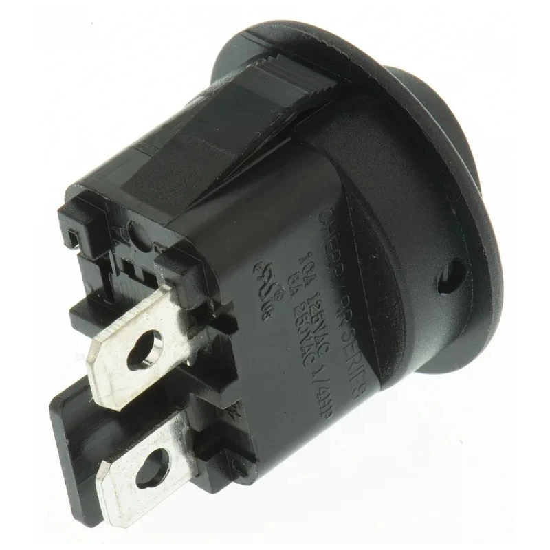 ZF SPST On-Off 2P Rocker Switch Panel Polyamide 66 Housing 10A 20 mm Cutout RRA22H3EBBNN