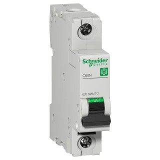 Schneider Electric Multi9 Miniature Circuit Breaker, 1-Pole, 2A, Type C, 415V AC, 72V DC, 10 kA Breaking Capacity 