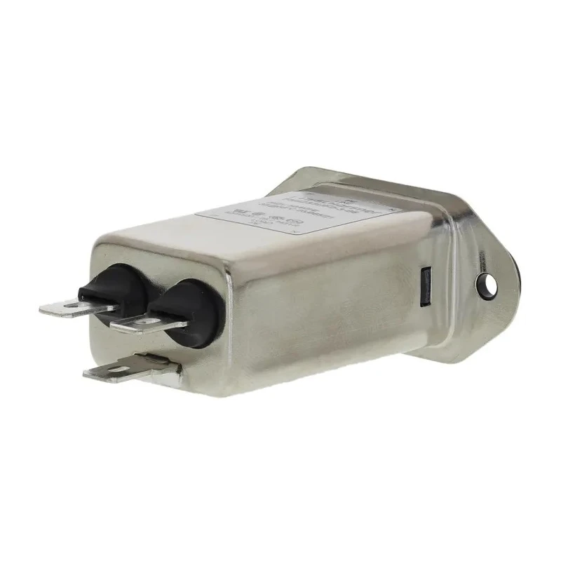 Schaffner 250V AC 3A Panel Mount IEC Filter Male Faston FN9233UF2-3-06