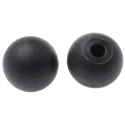 RS PRO Black Duroplast Ball Clamping Knob Unthreaded Hole 20 mm Diameter 15 mm Thread Length 702-7803
