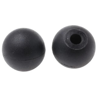 RS PRO Black Duroplast Ball Clamping Knob Unthreaded Hole 20 mm Diameter 15 mm Thread Length 702-7803