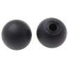 RS PRO Black Duroplast Ball Clamping Knob Unthreaded Hole 20 mm Diameter 15 mm Thread Length 702-7803