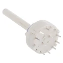 Lorlin CKF Series DP6T Rotary Switch 150mA PCB Mount, Solder Terminals, Polyamide 66 Housing DP6T