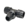 Transair Pneumatic Reducing Tee 16 bar Pressure Treated Aluminium 6604 50 40