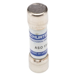 Schurter 15A F Melamine Cartridge Fuse 10 x 38 mm 1kV DC ASO Series 0090.0015