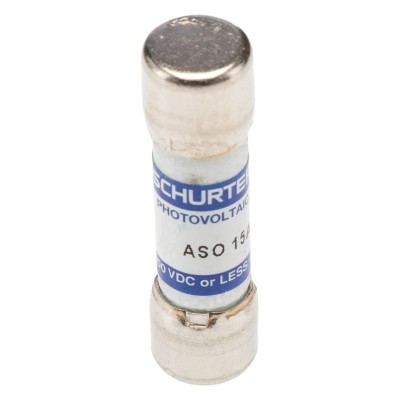 Schurter 15A F Melamine Cartridge Fuse 10 x 38 mm 1kV DC ASO Series 0090.0015