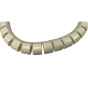 RS PRO White Polypropylene Spiral Cable Wrap 15 mm Internal Diameter 16 mm Maximum Cable Diameter 0.8 mm Wall 214-4061