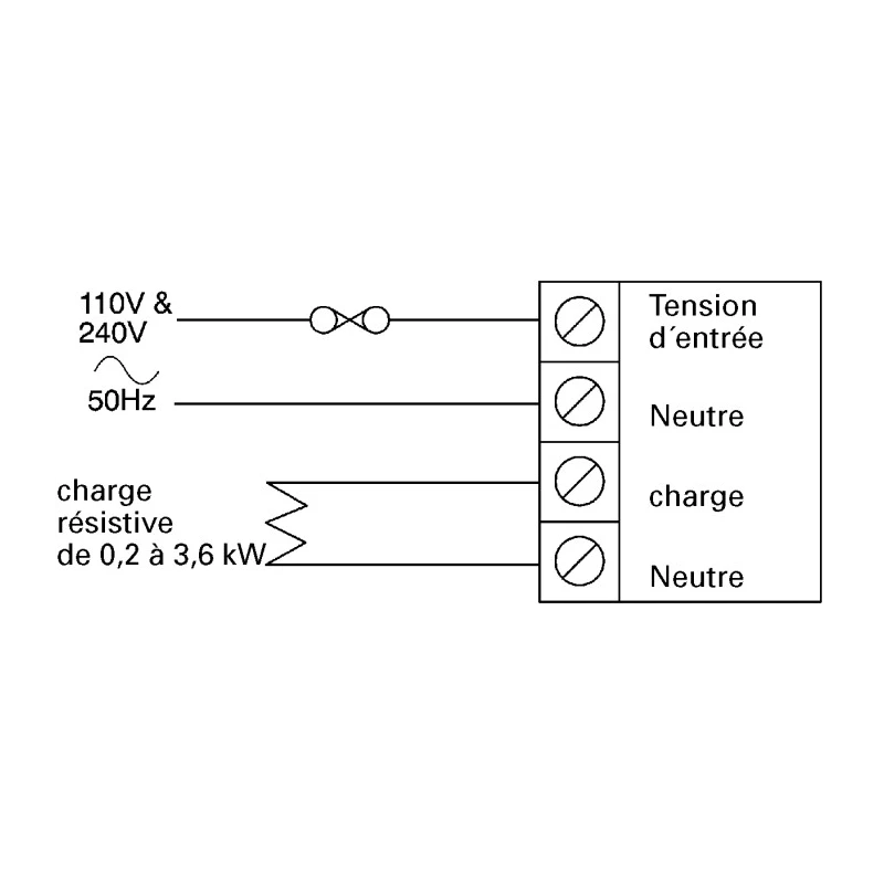 United Automation Variable AC Voltage Regulator 600 V, 16 A, 200 A Surge Current ZVS-16DV